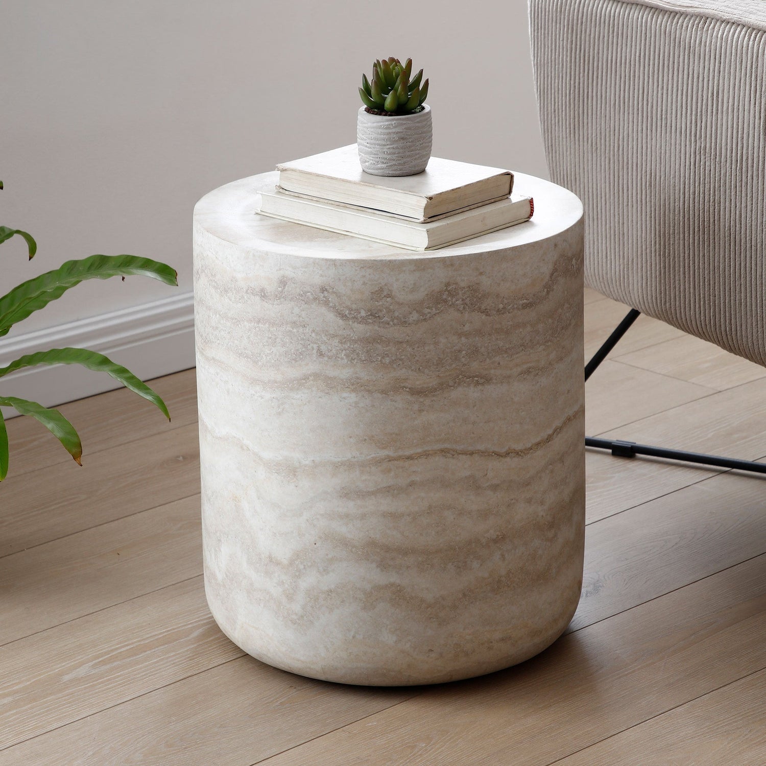 15.74 inch Faux MARS marble Pattern Coffee Tables for Living Room