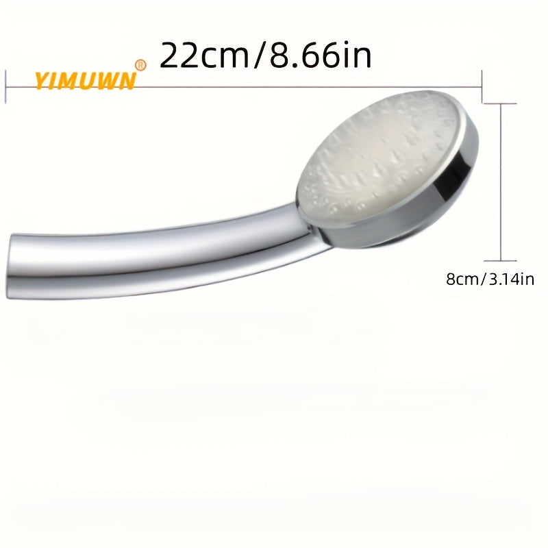 Automatically Color-Changing LED Rainfall Shower Head - 1pc Water Saving Showerhead with Temperature Sensor - Bathroom Accessories