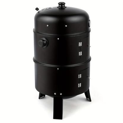 Iron Spray Smoker Carbon Grill, Black