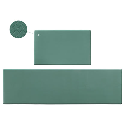 Kitchen Floor Mat Two-piece Set Of Non-slip, Waterproof And Easy To Sc