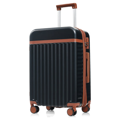 Luggage Set of 3, 20inch with USB Port, front opening design Airline