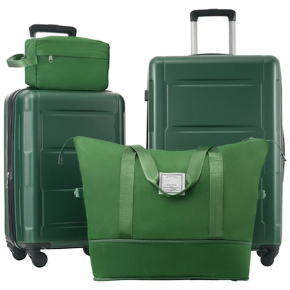 2 Piece Luggage Set with Bags Expanable Spinner Wheels ABS Lightweight