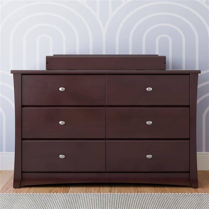 Crescent 6 Drawer Double Dresser (Espresso) – GREENGUARD Gold