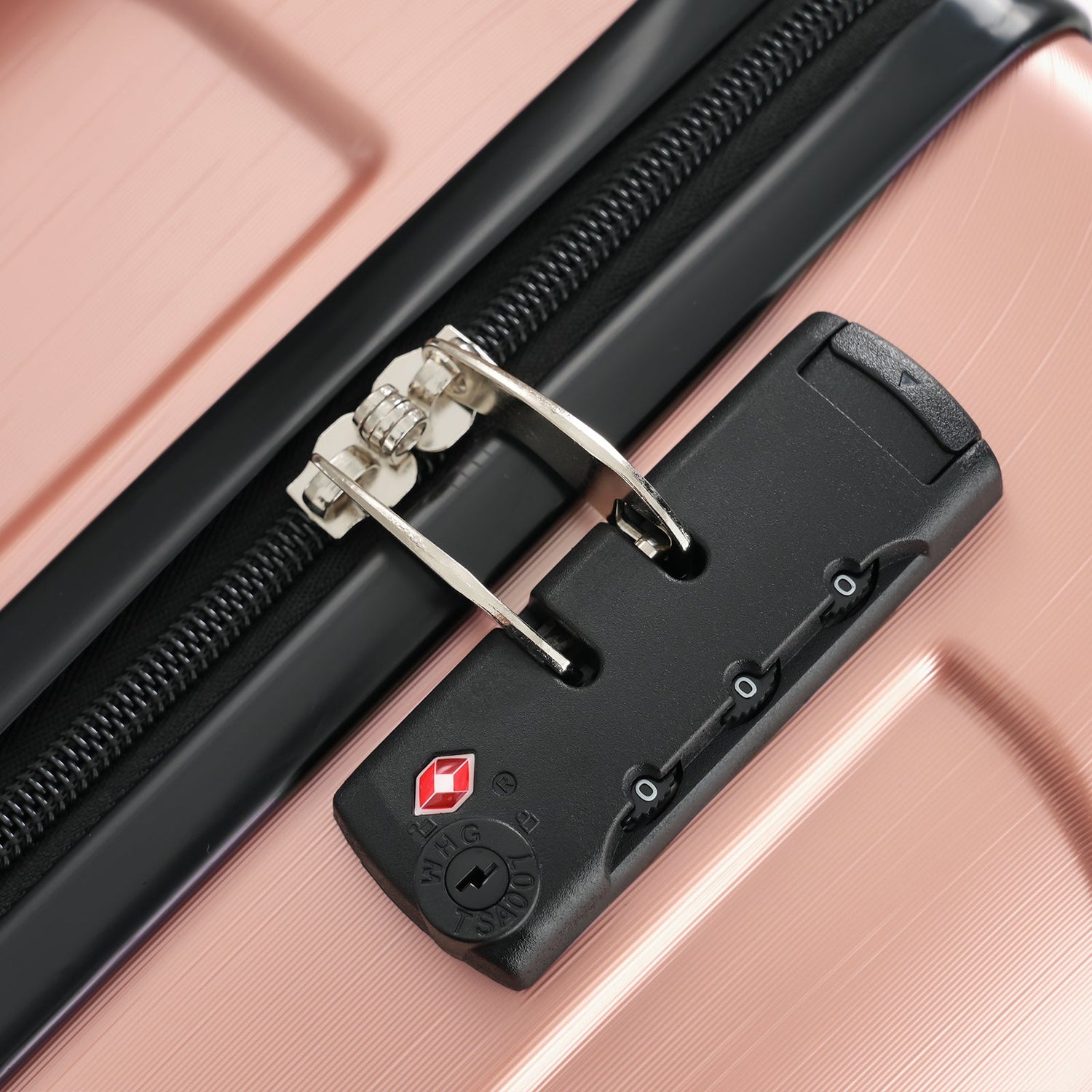 Hardshell Luggage, Lightweight Durable ABS Suitcase with Double