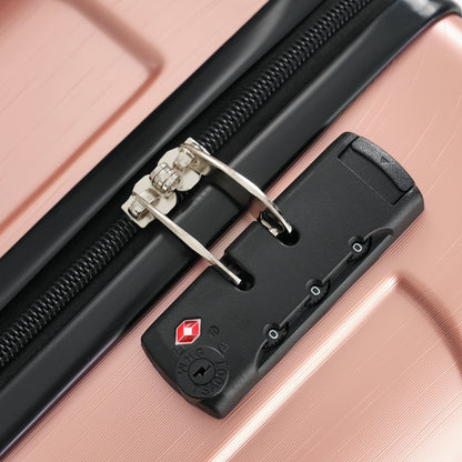 Hardshell Luggage, Lightweight Durable ABS Suitcase with Double