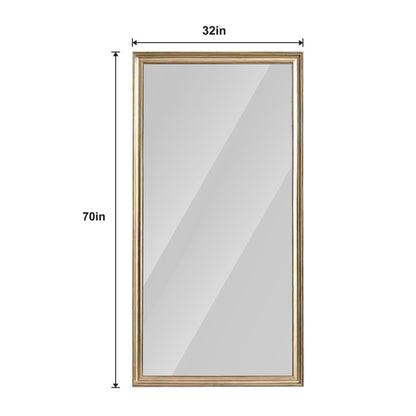 32"*70"Full body floor mirror - elegant frame design, durable