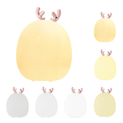 Baby Feeding, Adjustable, Creative, Rabbit, Elk Light, Silicone Light,