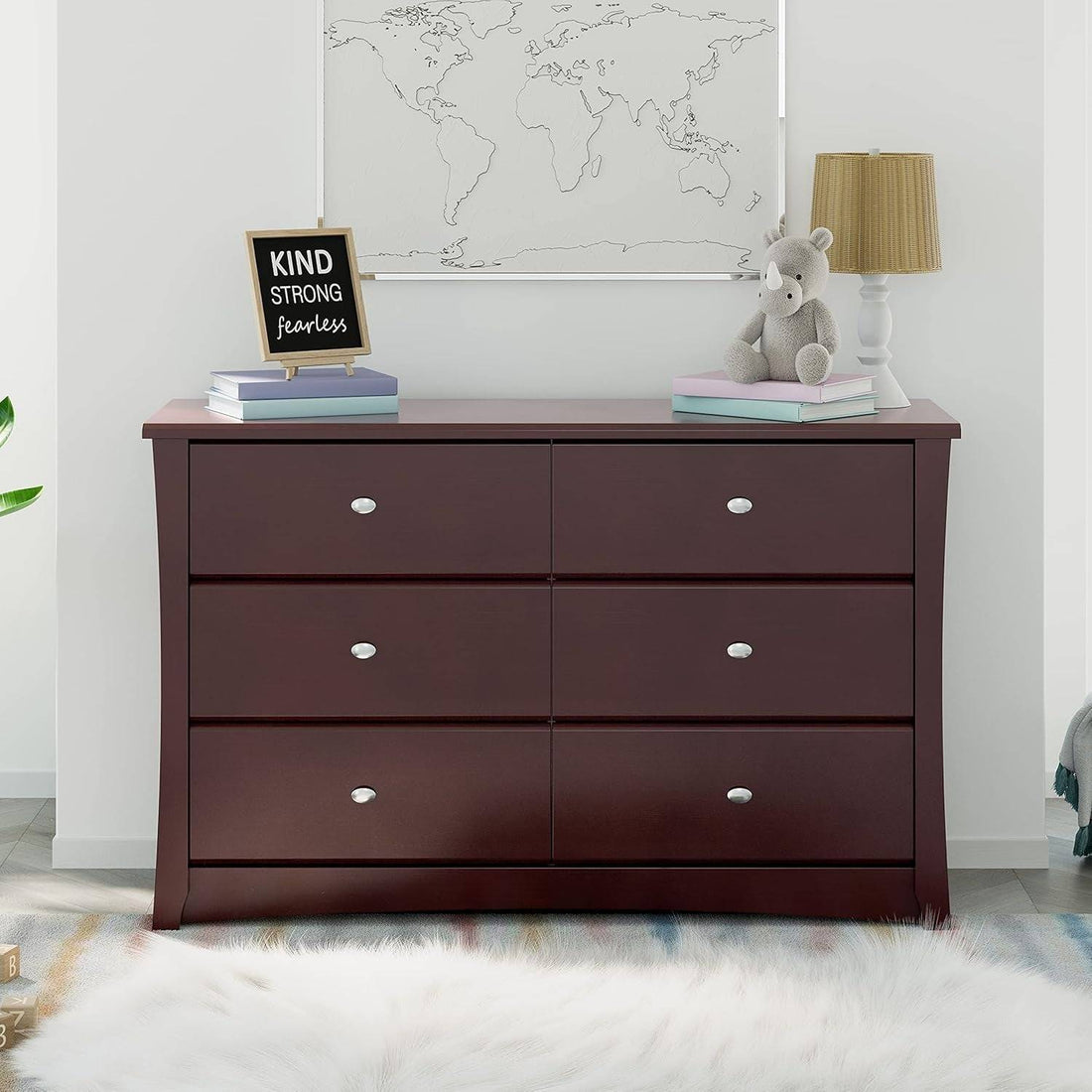 Crescent 6 Drawer Double Dresser (Espresso) – GREENGUARD Gold