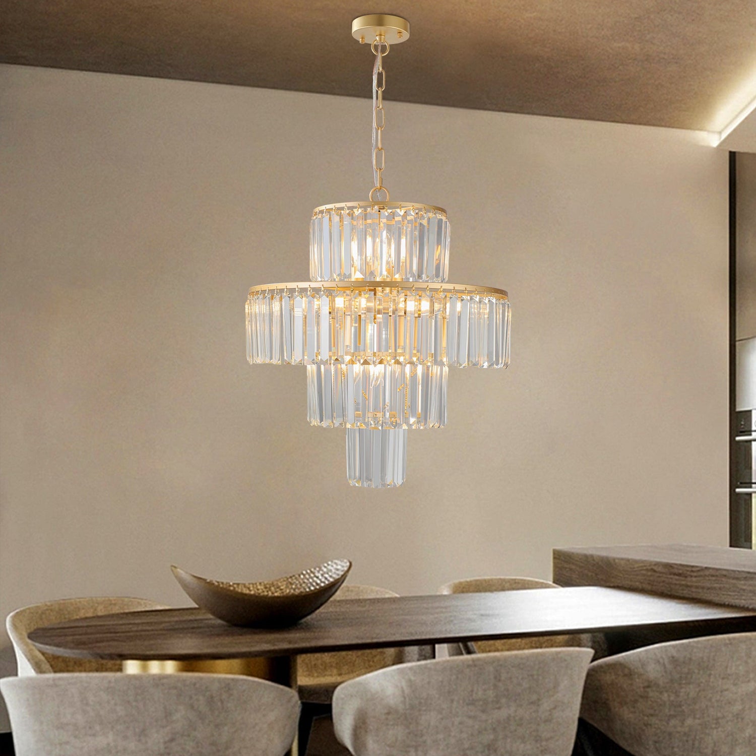 Crystal Chandelier Modern Chandeliers Lights Fixture Hanging Pendant