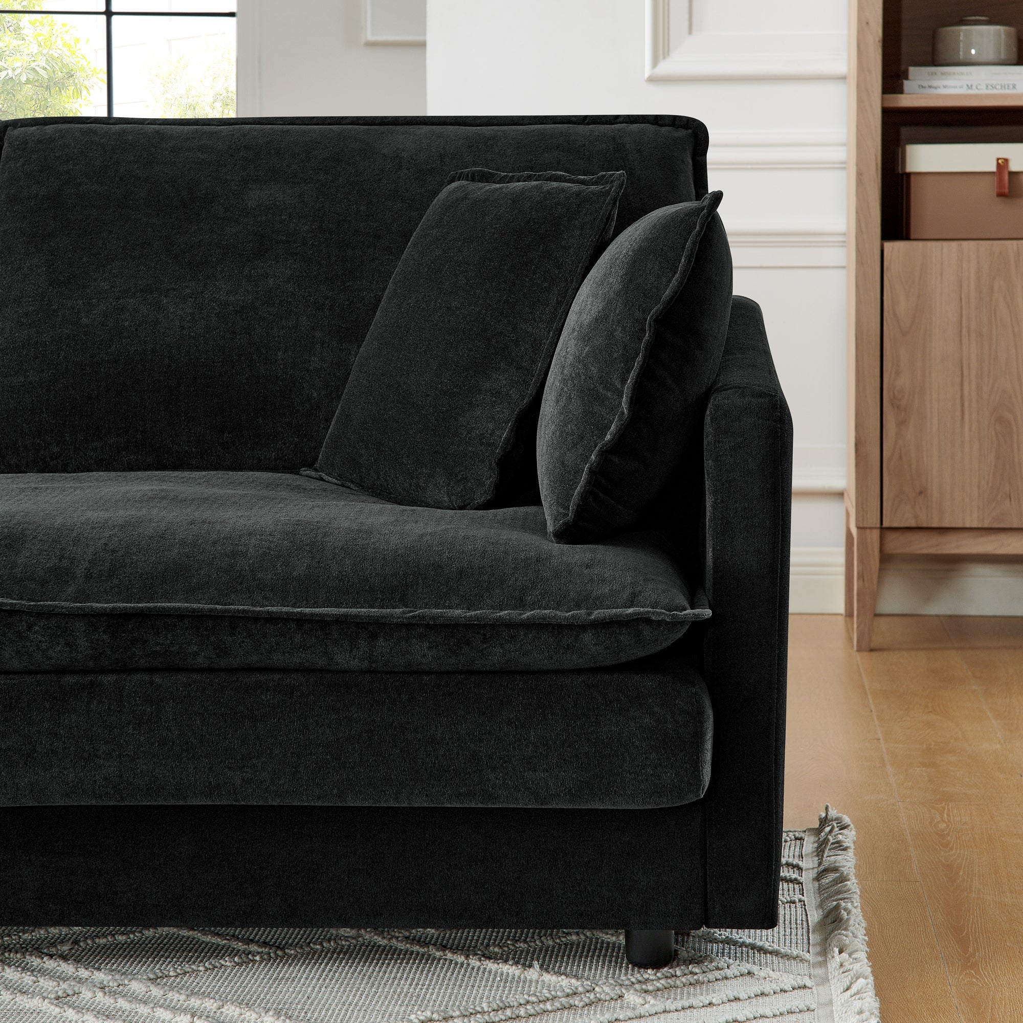 Modern Home Living Room L-Shaped Sectional Sofa Couches with Storage