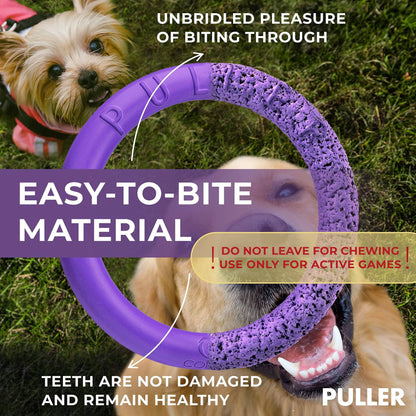 Puller Outdoor Dog Ring Toys   Dog Fetch Toy &amp; Tug of War Dog Toy for