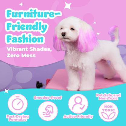 Dog Hair Dye  8 Color Dog Safe Hair Dye  Dog Dye Non Toxic &amp;