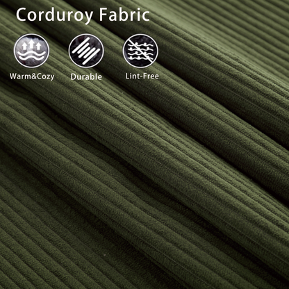Modular Sofa,No Armrests,At will DIY,Corduroy ,Neck Pillow-Back Lounge