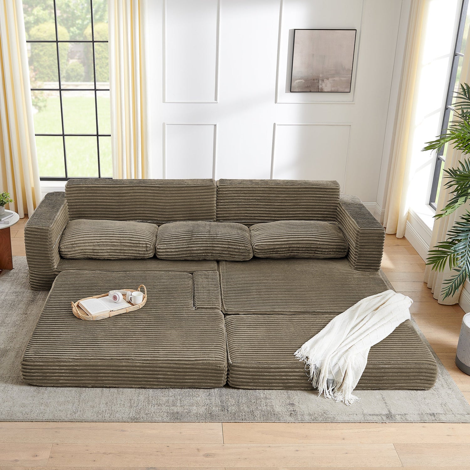 Right sofa seat,L shape Modular Sectional Sofa, Compressed Sectional