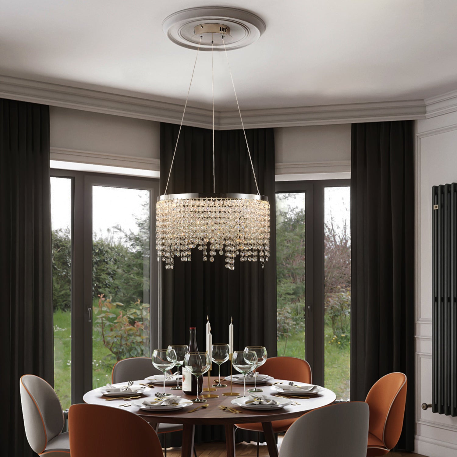 15.7-inch Fancy hanging ceiling lamps luxury modern pendant light