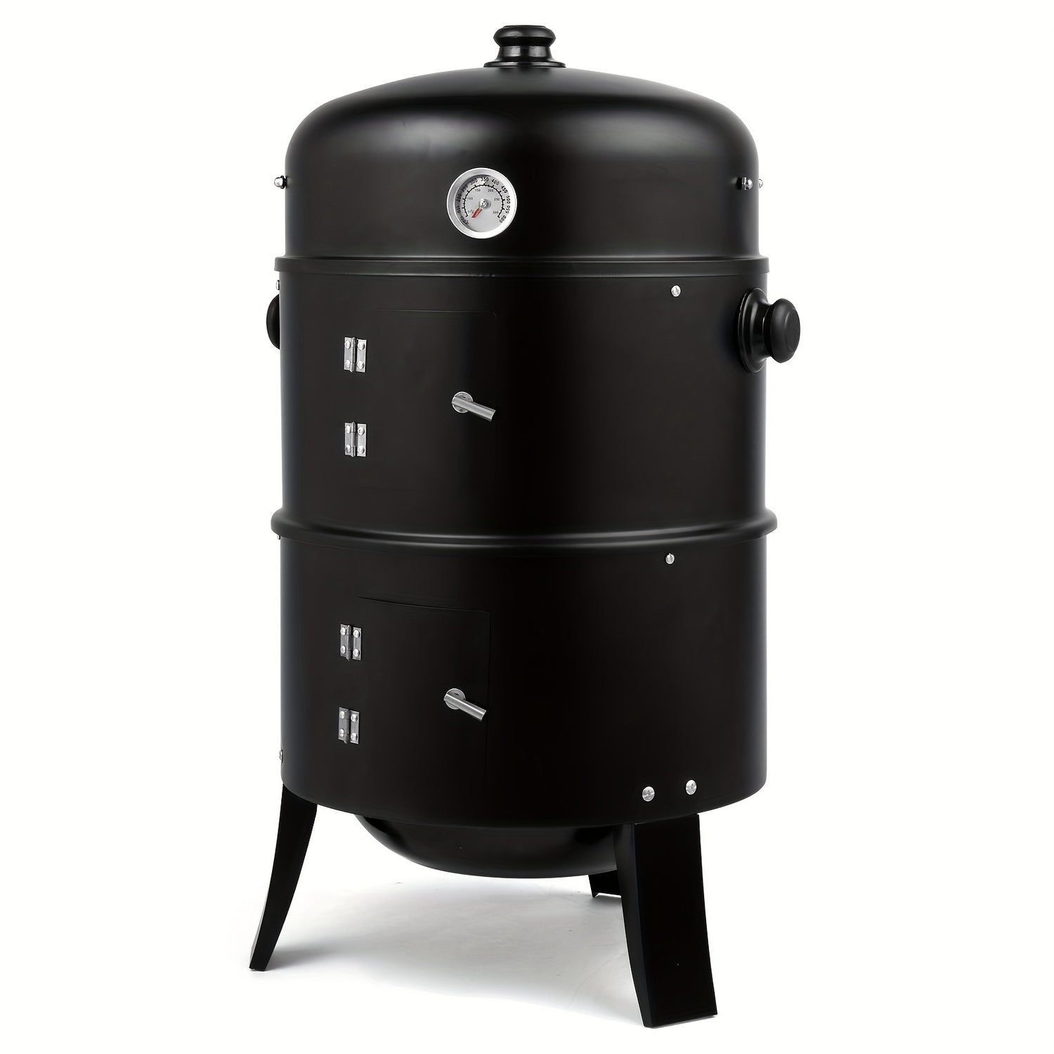 Iron Spray Smoker Carbon Grill, Black