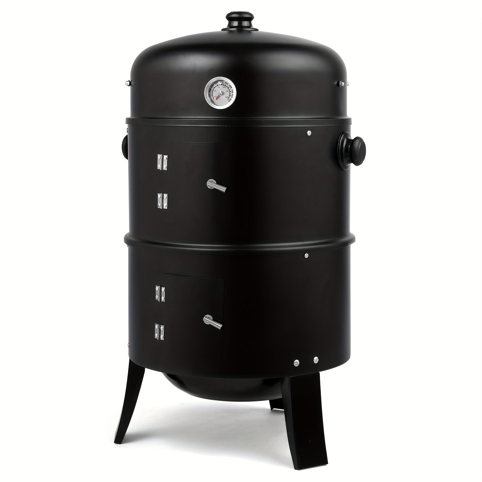 Iron Spray Smoker Carbon Grill, Black