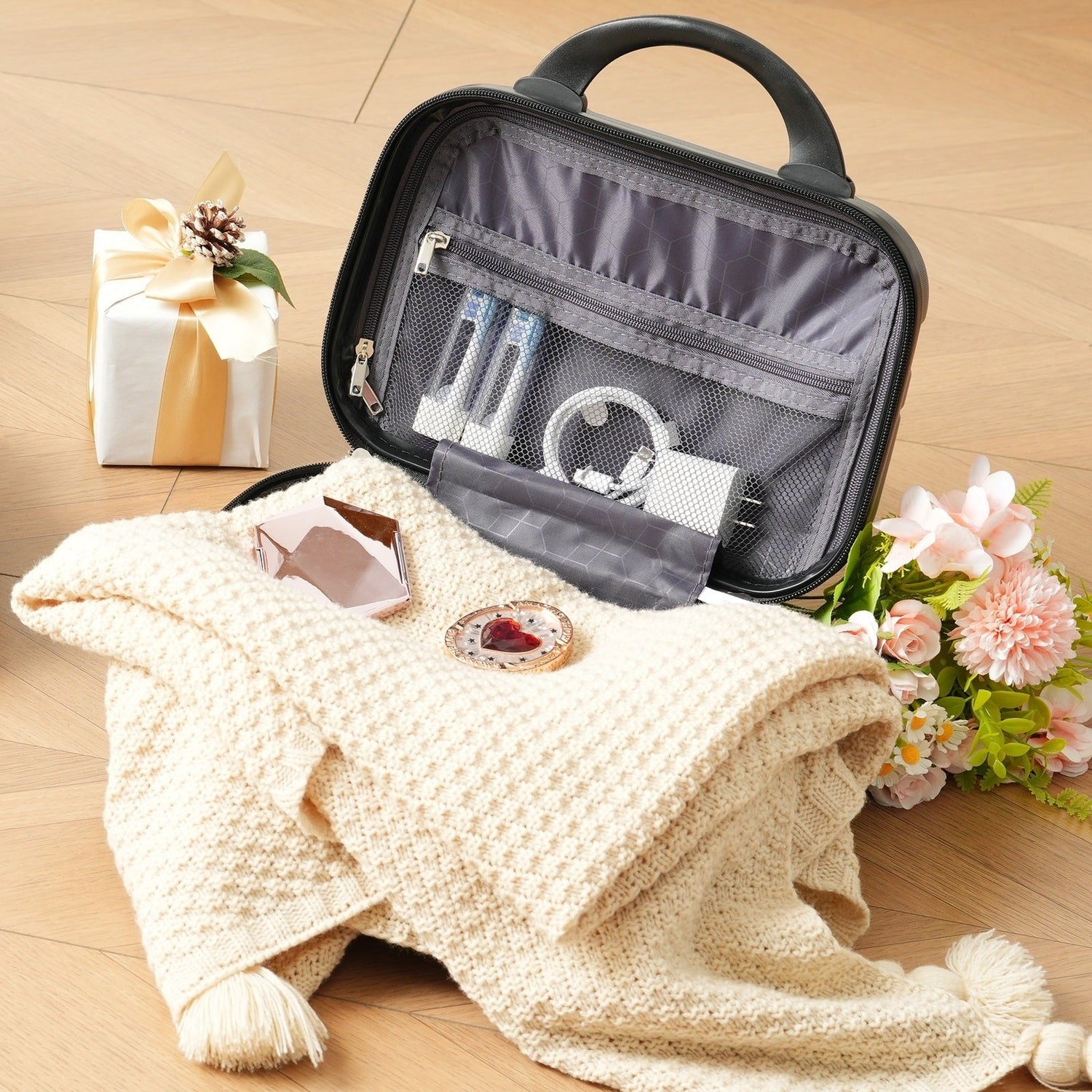 Hardshell ABS Luggage Set - Lightweight &amp; Durable Suitcases with Dual