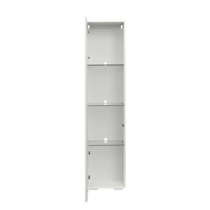 Side cabinet with aluminum strip lamp,