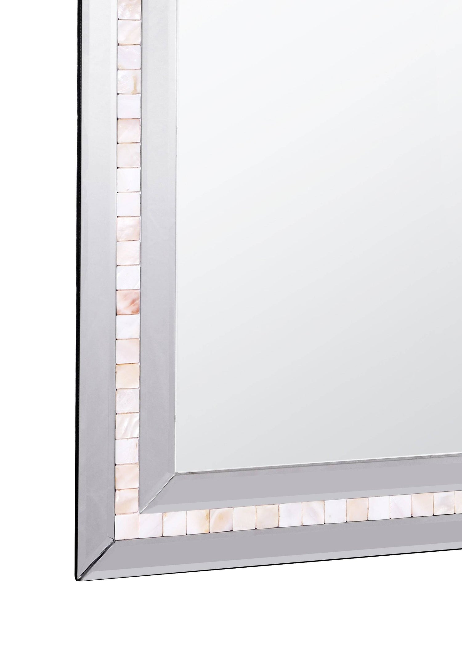 Mosaic Tiled  Beveled Bathroom/Vanity Mirror