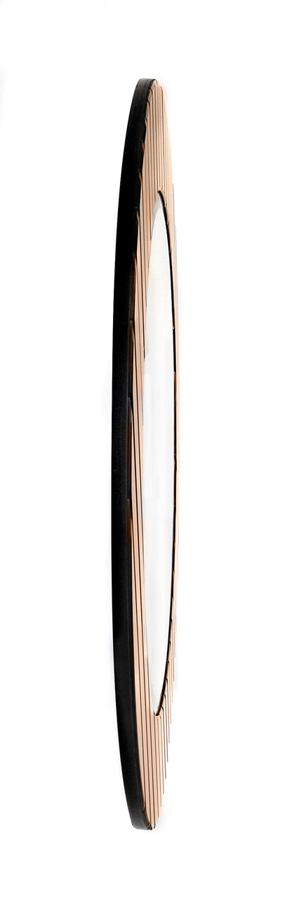 Yukon Gold Beveled Accent Mirror