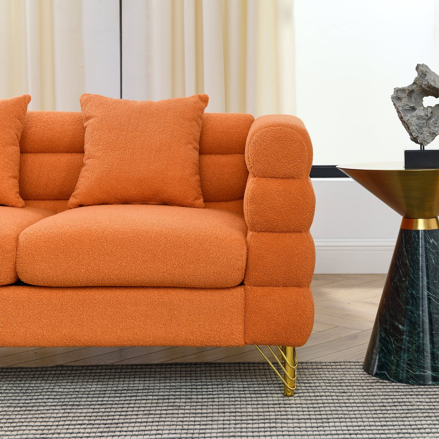 81.5-Inch Oversized Corner Sofa Covers, L-Shaped Sectional Couch,
