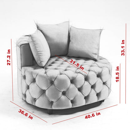 A&amp;A Furniture,Accent Chair / Classical Barrel Chair for living room /