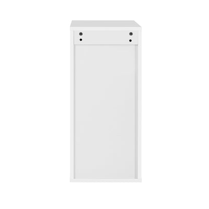 24inch Wall Mounted Floating Cabinet w/Side Cabinet Combo, Rectangular
