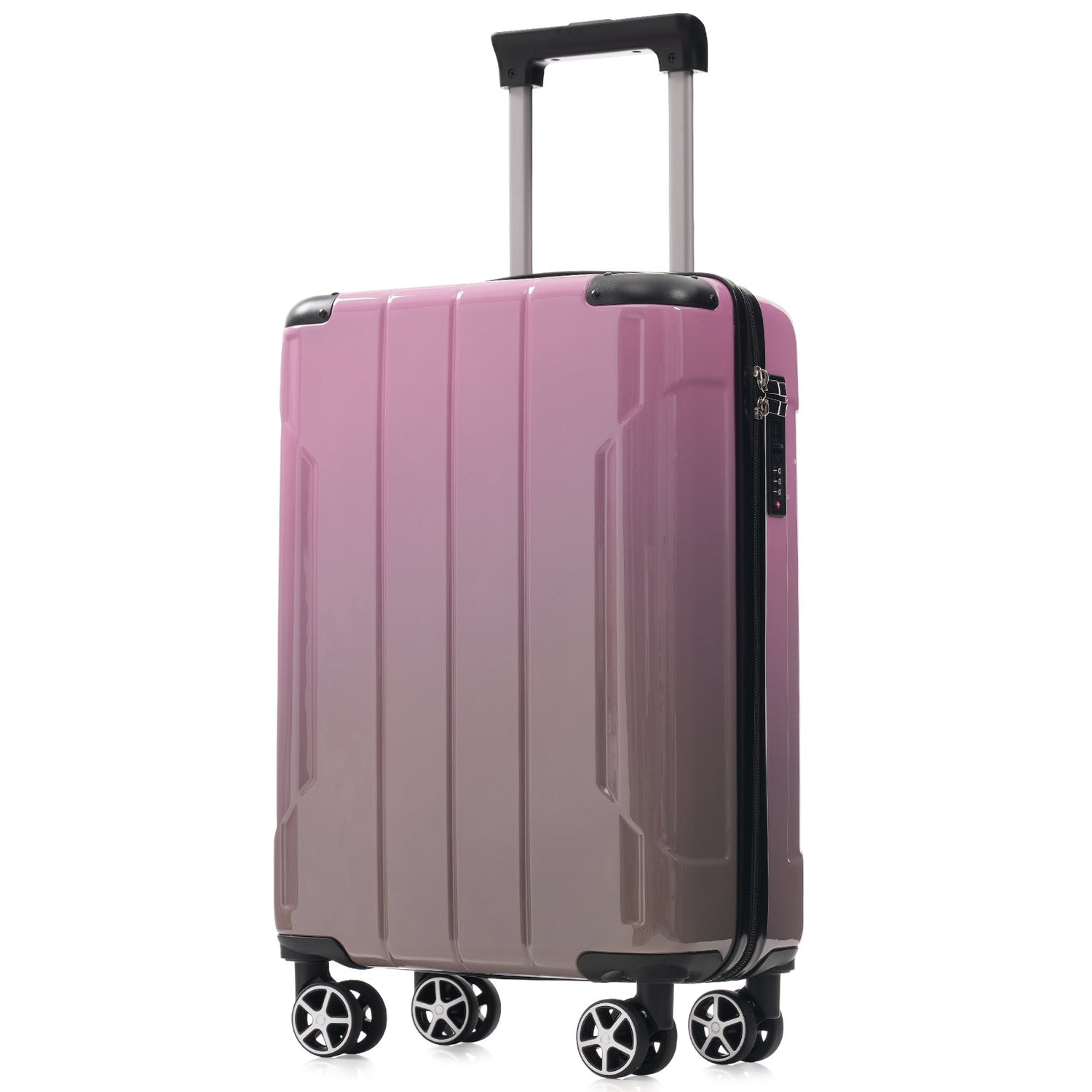 Luggage Sets 3 Piece Suitcase Set with Spinner Wheels, Built-in TSA