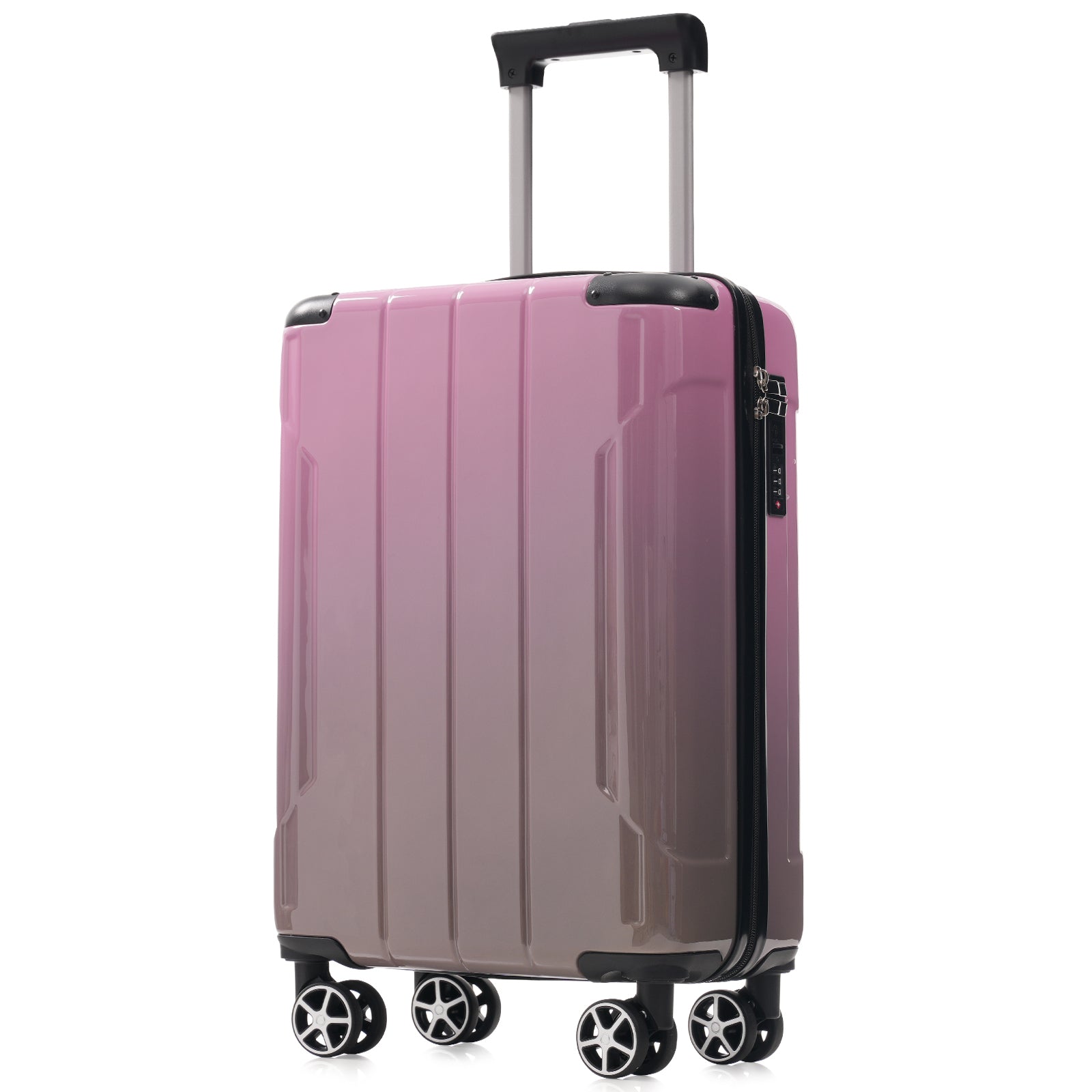 Luggage Sets 3 Piece Suitcase Set with Spinner Wheels, Built-in TSA