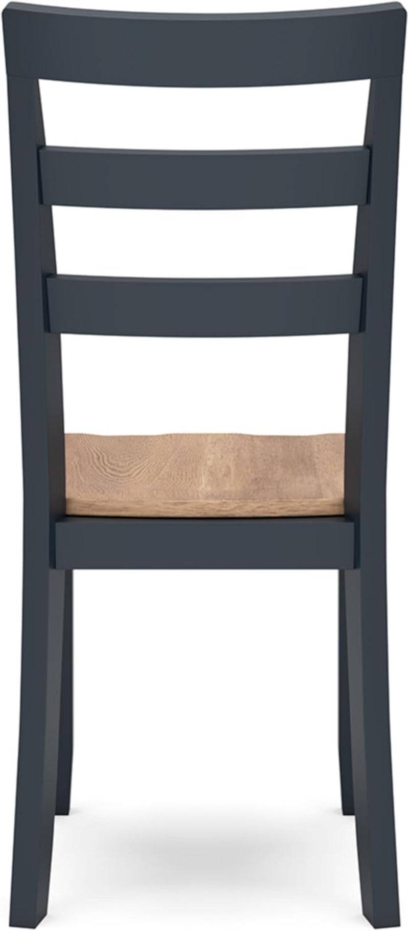 Gesthaven Solid Wood Frame Dining Chair, Set of 2, White/Natural