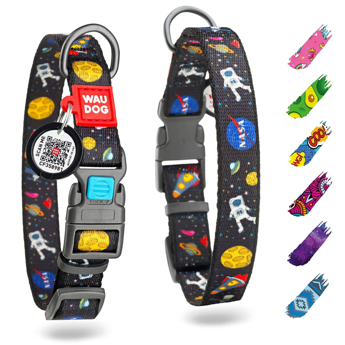 Nylon Dog Collar   Adjustable Dog Collar for Large Dogs Small &amp; Medium