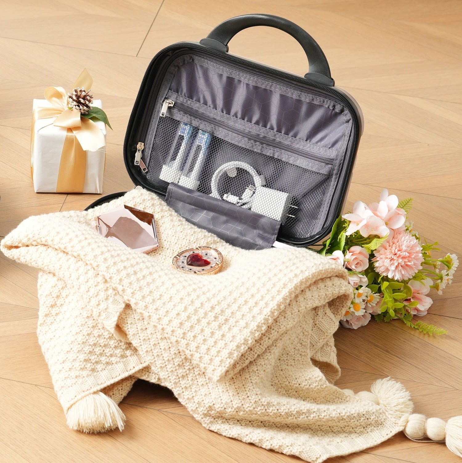 Hardshell ABS Luggage Set - Lightweight &amp; Durable Suitcases with Dual