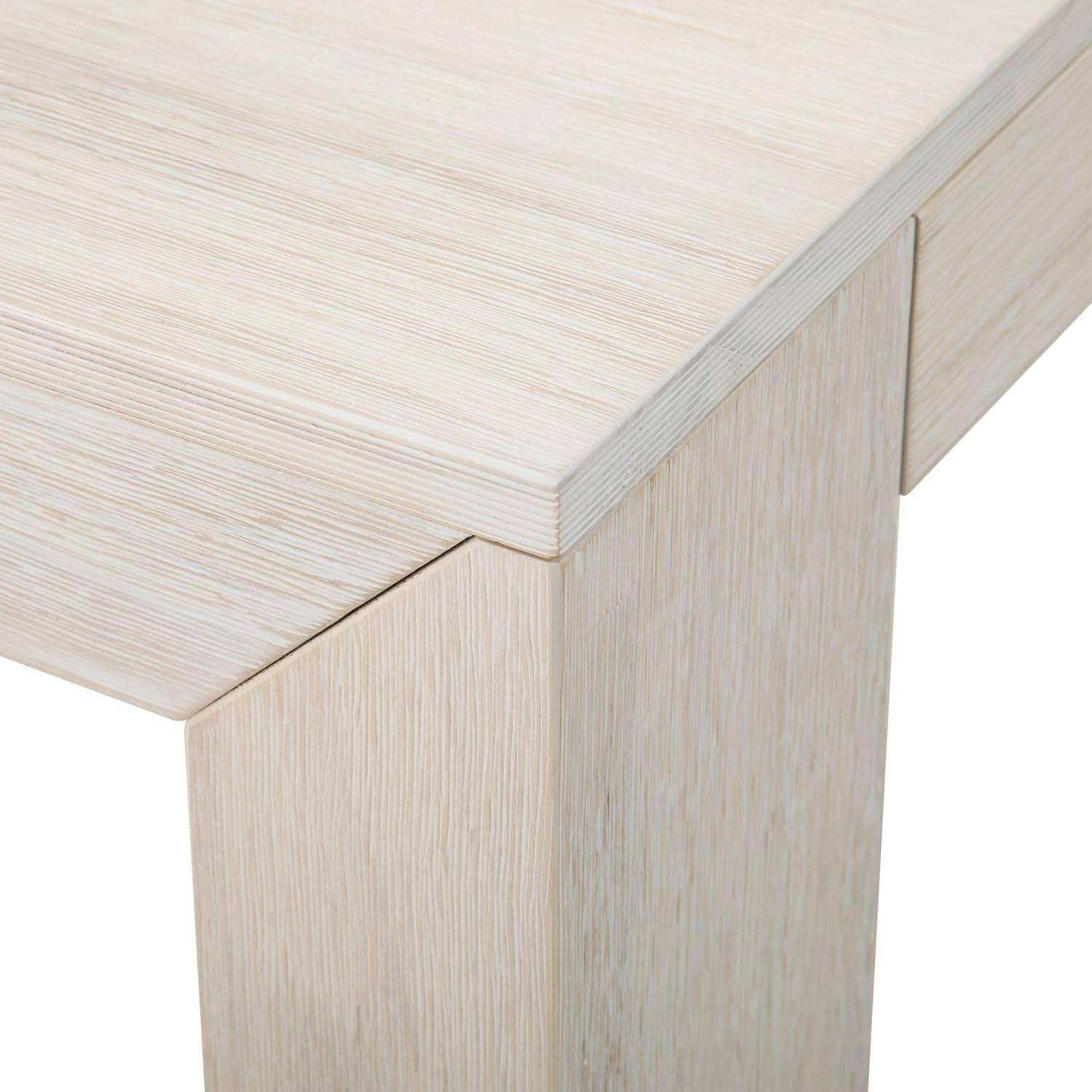 72 Inch Modern Wood Dining Table, Solid Wood Rectangular Dining Table