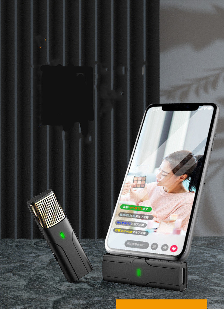 Portable Wireless Lav Mic Bluetooth Audio Recording Device