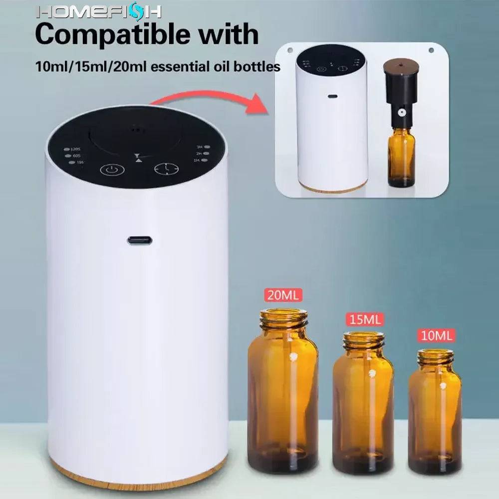 Portable Auto Scent Dispenser With 20ml Refillable Oil Container USB