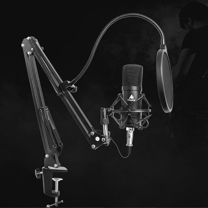 Portable Device Singing Condenser PC Audio Recording Mic Wired Vocal