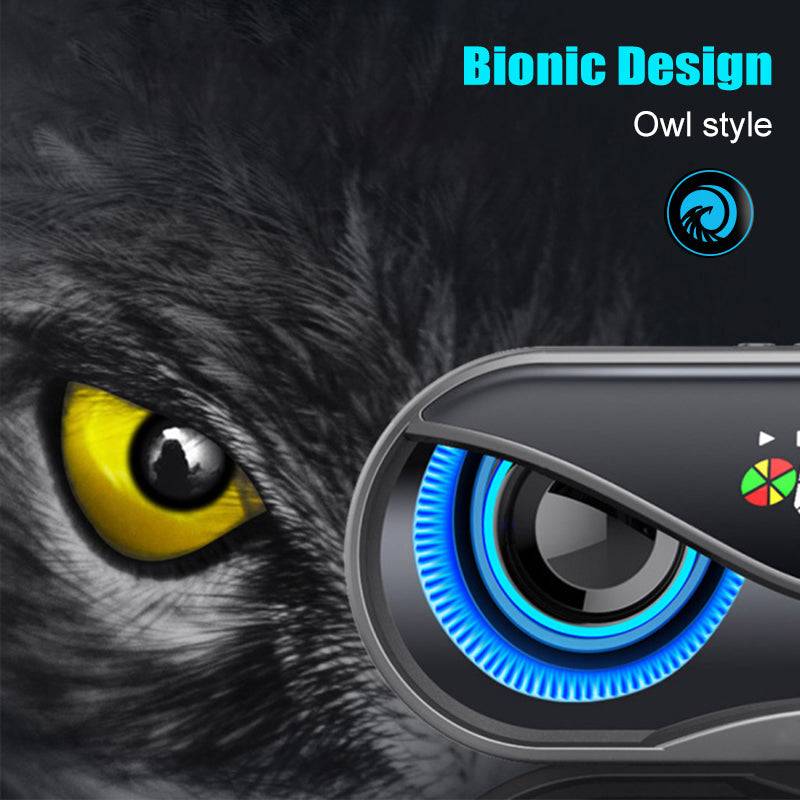 Compact bass-enhanced portable mini audio device