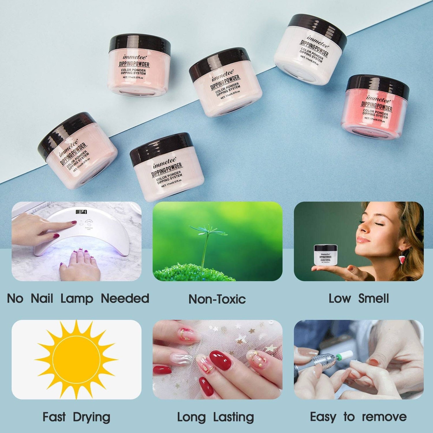 Long-Lasting Gel Nail Polish with UV Light Cure