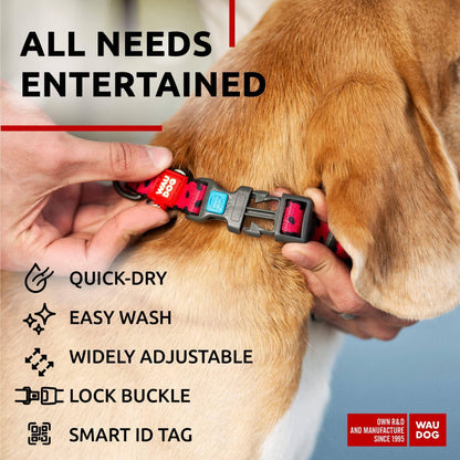 Nylon Dog Collar   Adjustable Dog Collar for Large Dogs Small &amp; Medium