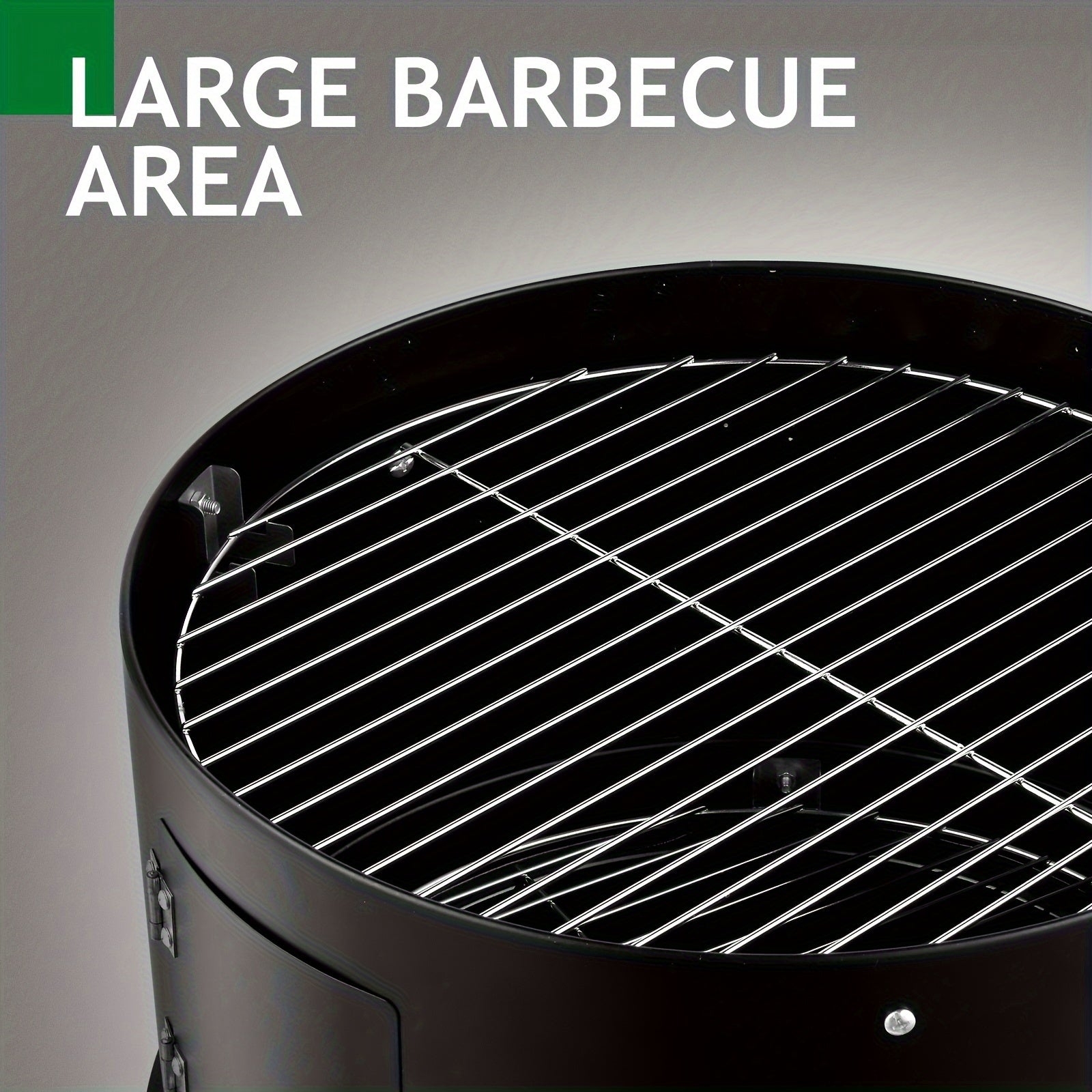Iron Spray Smoker Carbon Grill, Black