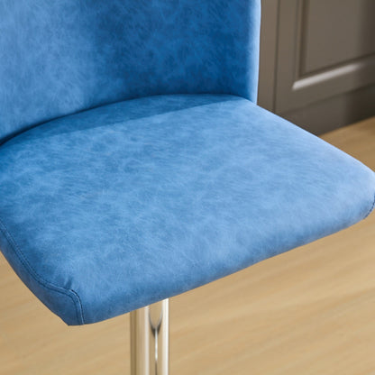 A&amp;A Furniture,Swivel Barstools Adjusatble Seat Height With Chrome