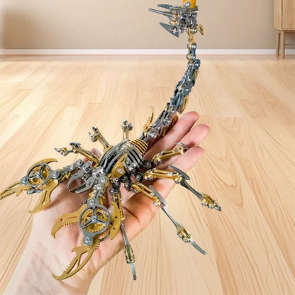 3D Scorpions Metal Puzzle Steampunk Mechanical Insect Model Kit Floatingcity Steel Warcraft Assemble Jhandmade Toy For Adults