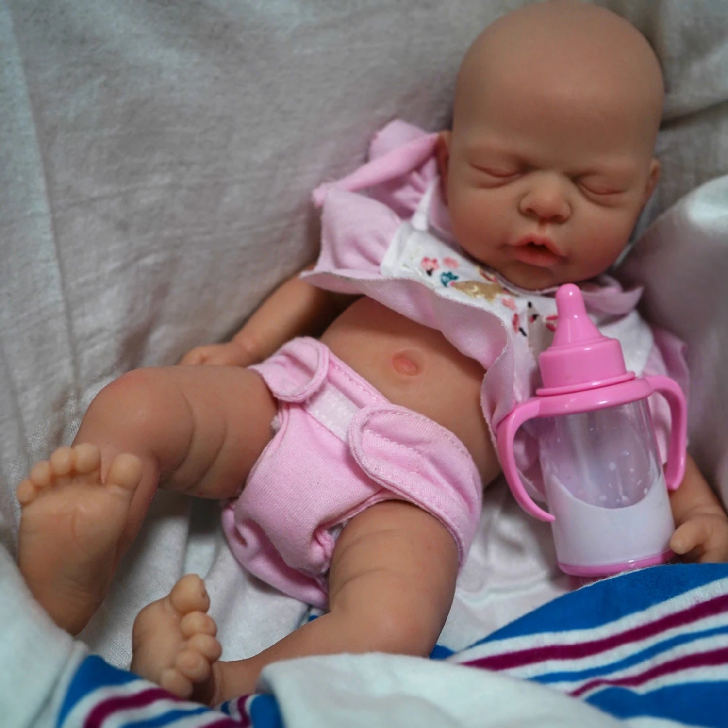 12&quot;  Micro Preemie Full Body Silicone Baby Doll Boy &quot;Liam&quot; &amp; Girl &quot;Nova&quot; Lifelike Reborn Doll Surprice Children Anti-Stress