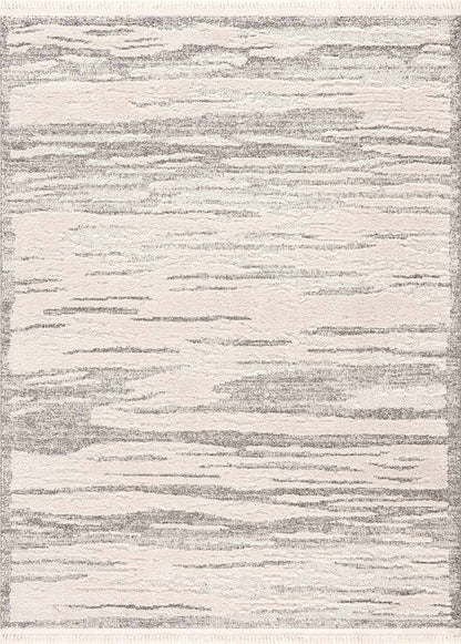 Lave Bone &amp; Taupe Area Rug - Clearance
