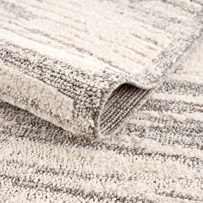 Lave Bone &amp; Taupe Area Rug - Clearance