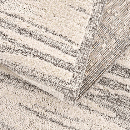 Lave Bone &amp; Taupe Area Rug - Clearance