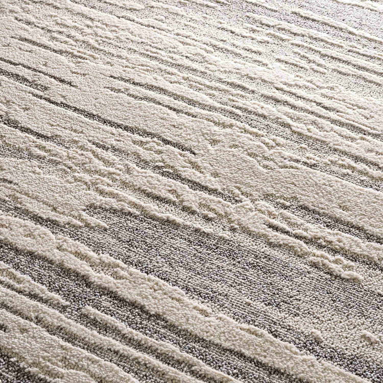Lave Bone &amp; Taupe Area Rug - Clearance