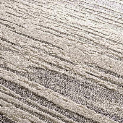 Lave Bone &amp; Taupe Area Rug - Clearance