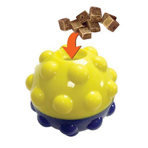 Bumper Treat Ball - Treat Dispensing Toy for Dogs - 3&quot; and 5&quot;